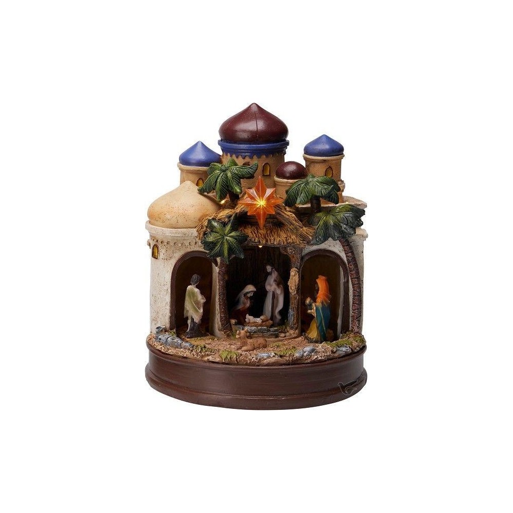 PRESEPE A FORMA CASTELLO LED 22CM.